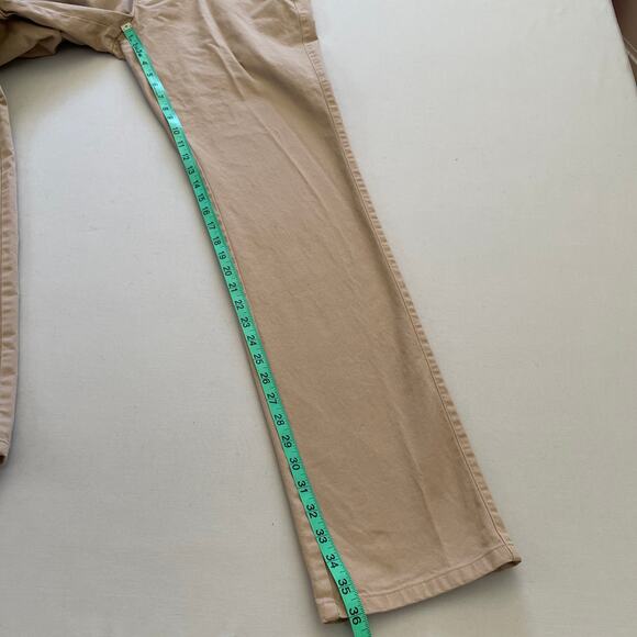Peter Millar Pants Mens 38 Beige Chino Flat Front Athleisure Basic Casual - Picture 7 of 7